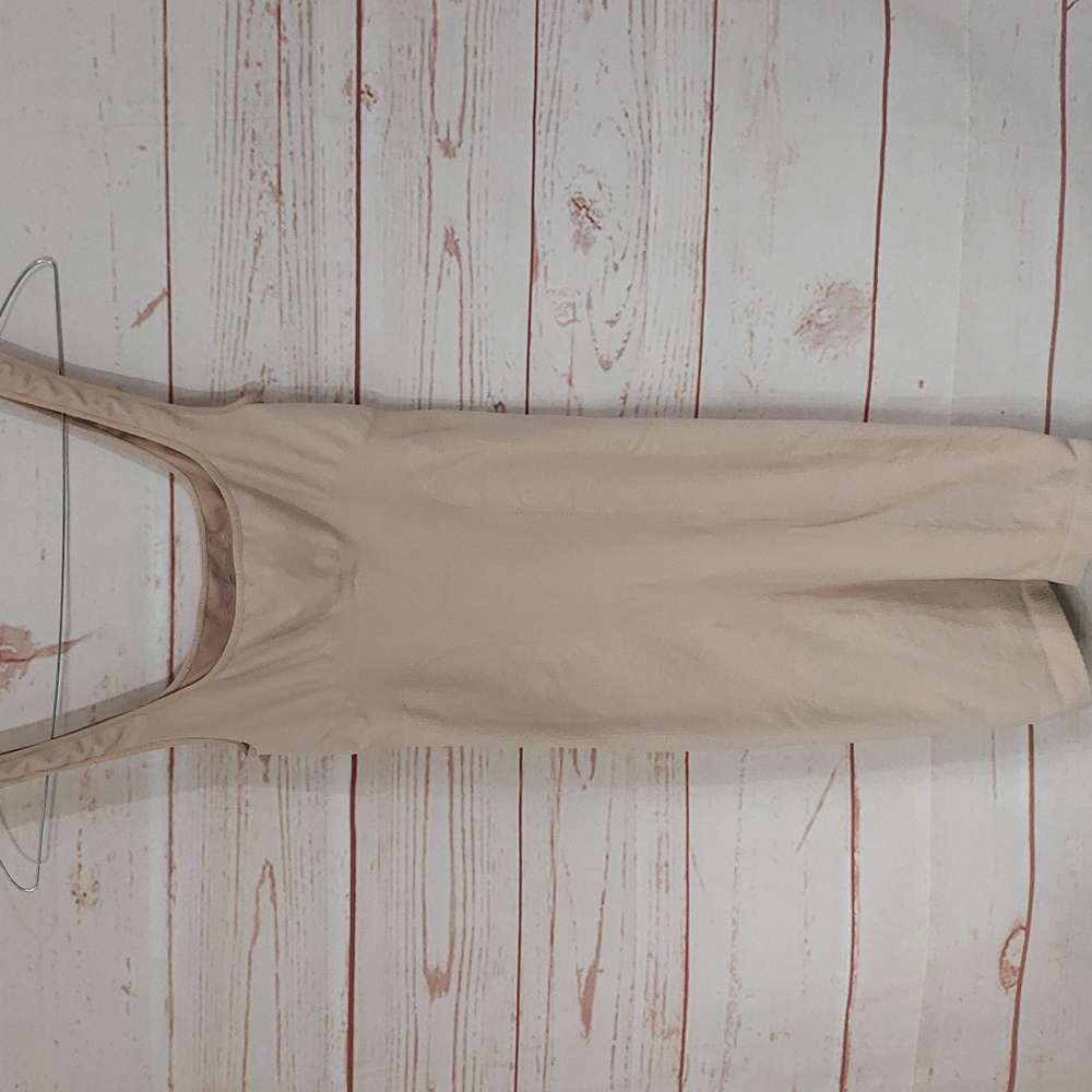 CASS AND CO. INVISIBELLAS Luxury Shapewear Mini Dress Size L / XL Nude Beige
